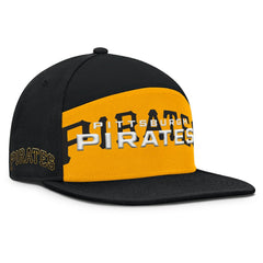 Pittsburgh Pirates Fanatics Clubhouse Splitter Snapback Hat - Black/Gold - Fanatics Sale