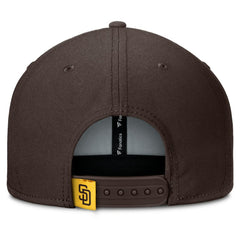 San Diego Padres Fanatics Clubhouse Splitter Snapback Hat - Brown/Gold - Fanatics on Sale
