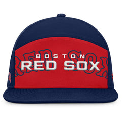 Boston Red Sox Fanatics Clubhouse Splitter Snapback Hat - Navy/Red - Fanatics Discount