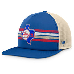 Texas Rangers Fanatics Cooperstown Collection Powers Snapback Hat - Royal/Natural - Fanatics on Sale