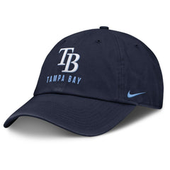 Tampa Bay Rays Nike Club Adjustable Hat - Navy - Nike Lifestyle