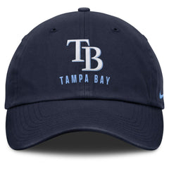 Tampa Bay Rays Nike Club Adjustable Hat - Navy - Nike Lifestyle