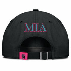 Miami Marlins Nike Unisex 2025 City Connect Club Adjustable Hat - Black - Nike Sale