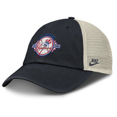 New York Yankees Nike Cooperstown Collection Club Trucker Adjustable Hat - Navy/Natural - Nike Online