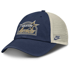 Houston Astros Nike Cooperstown Collection Club Trucker Adjustable Hat - Navy/Natural - Nike Lifestyle