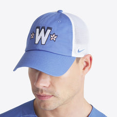 Washington Nationals Nike Unisex 2025 City Connect Club Trucker Adjustable Hat - Blue/White - Nike Online
