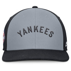 New York Yankees Nike Pro Performance Snapback Hat - Gray/Navy - Nike Sale