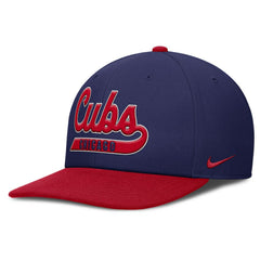 Chicago Cubs Nike Pro Performance Snapback Hat - Royal/Red - Nike Sale