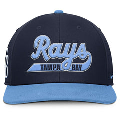 Tampa Bay Rays Nike Pro Performance Snapback Hat - Navy/Light Blue - Nike Lifestyle