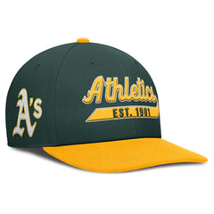 Athletics Nike Pro Performance Snapback Hat - Green/Gold - Nike Sale