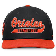 Baltimore Orioles Nike Pro Performance Snapback Hat - Black/Orange - Nike Lifestyle