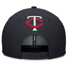 Minnesota Twins Nike Pro Performance Snapback Hat - Gray/Navy - Nike Discount