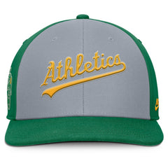 Athletics Nike Pro Performance Snapback Hat - Gray/Green - Nike on Sale