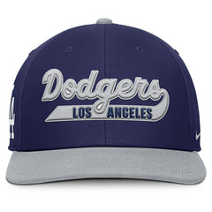 Los Angeles Dodgers Nike Pro Performance Snapback Hat - Navy/Gray - Nike Online
