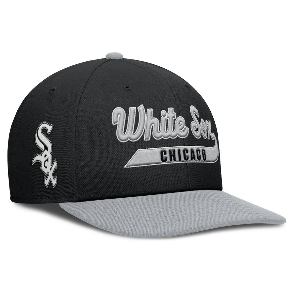 Chicago White Sox Nike Pro Performance Snapback Hat - Black/Gray - Nike Sale