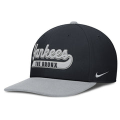 New York Yankees Nike Pro Performance Snapback Hat - Navy/Gray - Nike on Sale