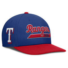Texas Rangers Nike Pro Performance Snapback Hat - Royal/Red - Nike Lifestyle