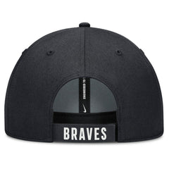 Atlanta Braves Nike Club Performance Adjustable Hat - White/Navy - Nike Discount