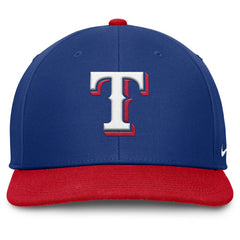 Texas Rangers Nike Pro Performance Snapback Hat - Royal/Red - Nike Online