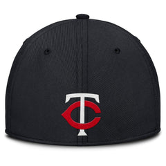 Minnesota Twins Nike Rise Swoosh Performance Flex Hat - Gray/Navy - Nike Online