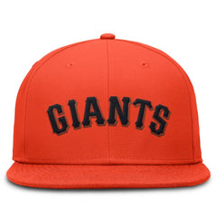 San Francisco Giants Nike Wordmark Dri-FIT Round Bill True Fitted Hat - Orange - Nike Sale