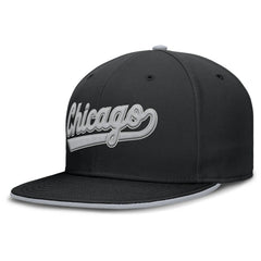 Chicago White Sox Nike Primetime Dri-FIT Round Bill True Fitted Hat - Black - Nike Online