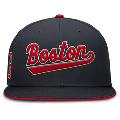 Boston Red Sox Nike Primetime Dri-FIT Round Bill True Fitted Hat - Navy - Nike Lifestyle