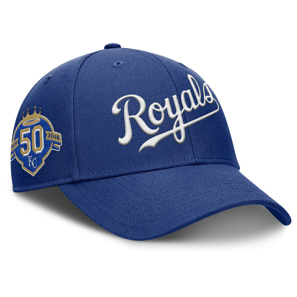 Kansas City Royals Nike Rise Gaberdine Adjustable Hat - Royal - Nike Sale