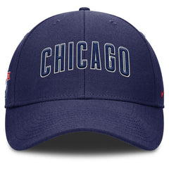 Chicago Cubs Nike Rise Gaberdine Adjustable Hat - Navy - Nike Online