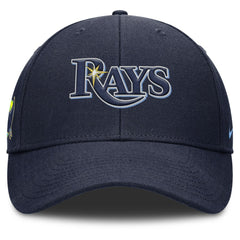 Tampa Bay Rays Nike Rise Gaberdine Adjustable Hat - Navy - Nike Lifestyle