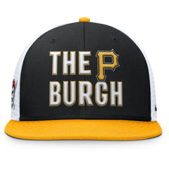 Pittsburgh Pirates Nike Pro Trucker Snapback Hat - Black - Nike Online