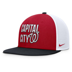 Washington Nationals Nike Pro Trucker Snapback Hat - Red - Nike on Sale