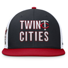 Minnesota Twins Nike Pro Trucker Snapback Hat - Navy - Nike Discount