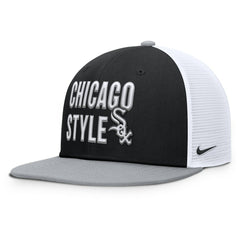 Chicago White Sox Nike Pro Trucker Snapback Hat - Black - Nike on Sale