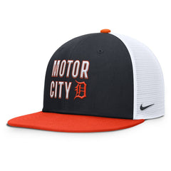 Detroit Tigers Nike Pro Trucker Snapback Hat - Navy - Nike on Sale