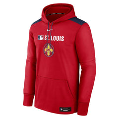 St. Louis Cardinals Nike Authentic Collection City Connect Therma Pullover Hoodie - Red - Nike Discount