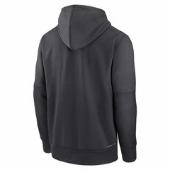 New York Mets Nike Authentic Collection City Connect Therma Pullover Hoodie - Anthracite - Nike Online