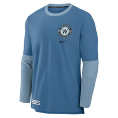 Washington Nationals Nike 2025 City Connect Authentic Collection Player Dri-FIT Lightweight Pullover - Blue - Nike Discount