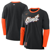 San Francisco Giants Nike 2025 City Connect Authentic Collection Player Dri-FIT Lightweight Pullover - Black - Nike on Sale