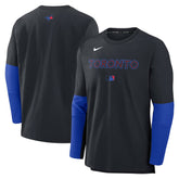 Toronto Blue Jays Nike 2025 City Connect Authentic Collection Player Dri-FIT Lightweight Pullover - Black - Nike Online