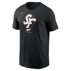 San Francisco Giants Nike 2025 City Connect Large Logo T-Shirt - Black - Nike Online