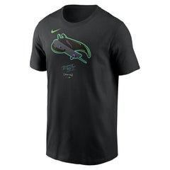 Tampa Bay Rays Nike City Connect Large Logo T-Shirt - Black - Nike Lifestyle