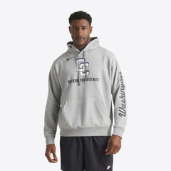 Washington Nationals Nike 2025 City Connect French Terry Club Pullover Hoodie - Heather Gray - Nike Online
