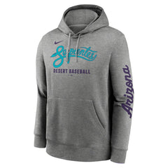 Arizona Diamondbacks Nike City Connect Club Hoodie - Heather Charcoal - Nike Online