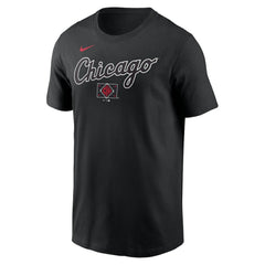 Chicago White Sox Nike City Connect Wordmark T-Shirt - Black - Nike Sale