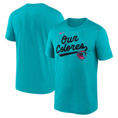 Miami Marlins Nike 2025 City Connect Team Phrase Script Legend Performance T-Shirt - Teal - Nike on Sale