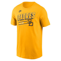 San Diego Padres Nike Cooperstown Collection Retro T-Shirt - Gold - Nike Lifestyle