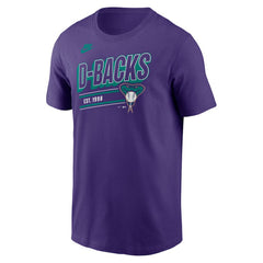 Arizona Diamondbacks Nike Cooperstown Collection Retro T-Shirt - Purple - Nike on Sale