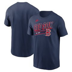 Boston Red Sox Nike Cooperstown Collection Retro T-Shirt - Navy - Nike Lifestyle