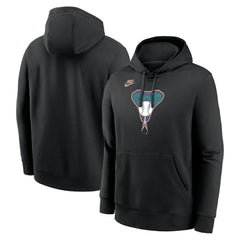 Arizona Diamondbacks Nike Cooperstown Collection Logo Club Hoodie - Black - Nike Lifestyle
